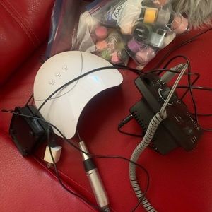 DIY Nail drill and  Gel nail dyer